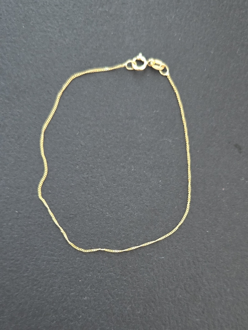 14k Yellow Gold Women’s Delicate Chain Bracelet